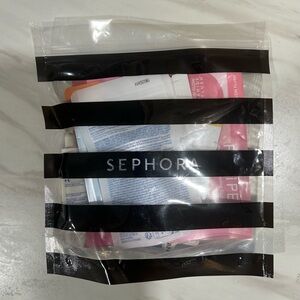 Sephora Black and Clear Cosmetic Bag